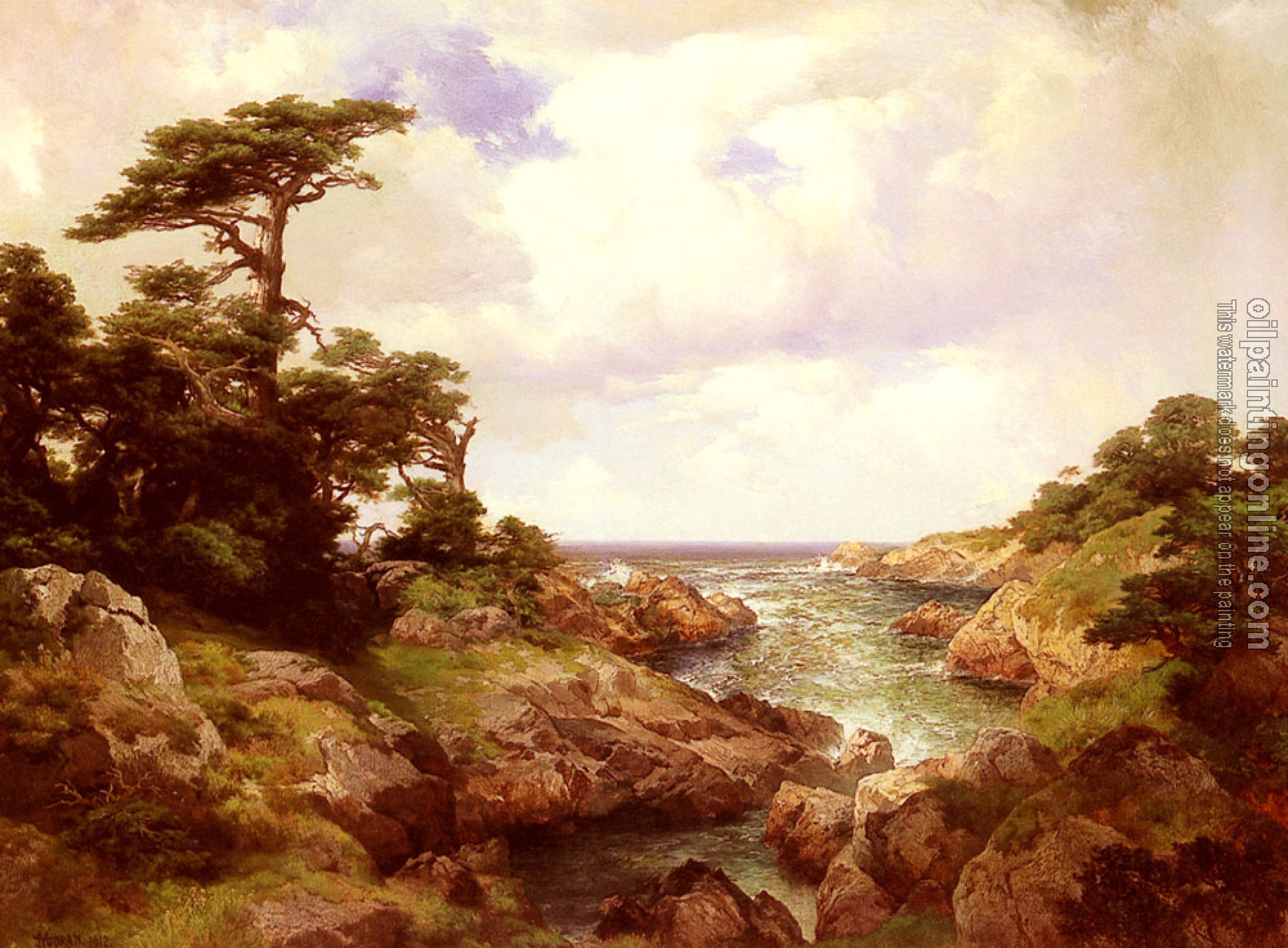 Moran, Thomas - Monterey Coast